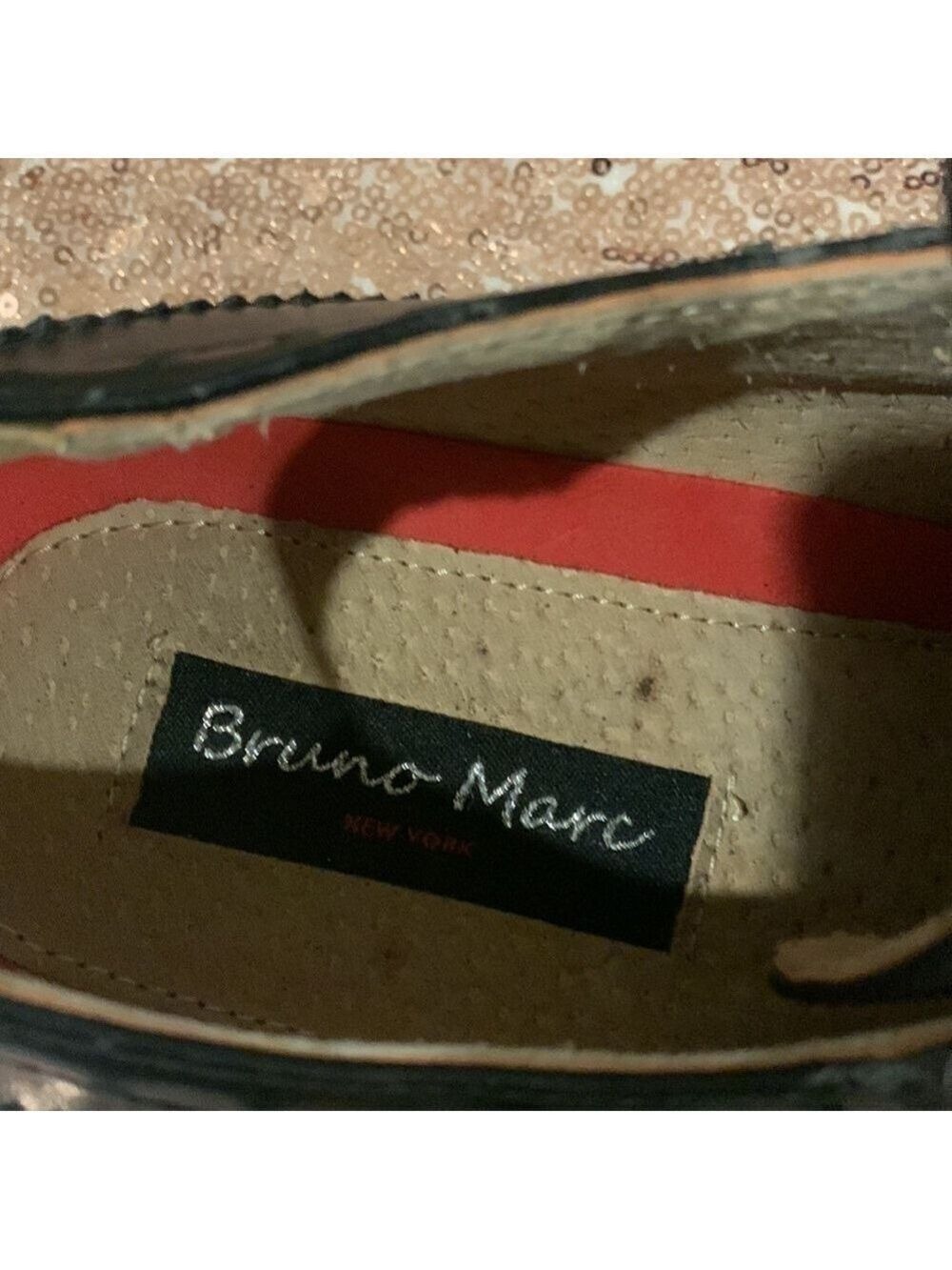Bruno Marc Prince Black Oxford For Men - SZ 9.5 - Picture 3 of 8